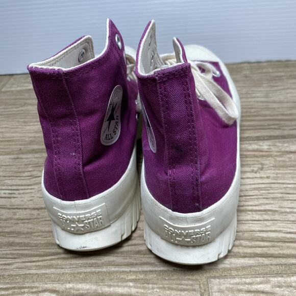 Converse Run Star Hike High Top Sneakers - Purple - Men’s 7.5 / Women’s 9.5 - Picture 3 of 16